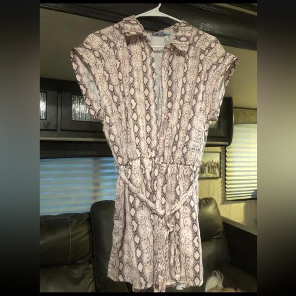 Snakeskin Romper